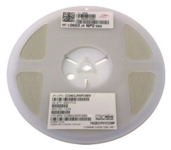 Picture of CERAMIC CAPACITOR SMD 1206 NPO 82pF 50V