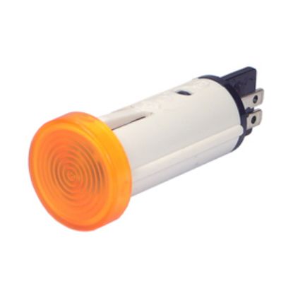 Picture of INDICATOR LAMP 220V AMBER RND 14M