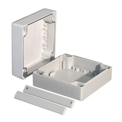 Picture of IP66 WHITE PLASTIC 2-PCS ENCL. 120x120x60mm
