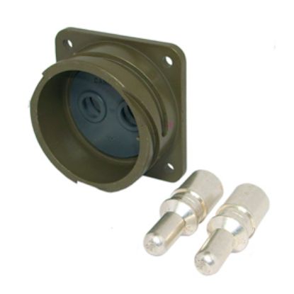 Picture of SIZE-32 BAYONET CIRCULAR PLUG 2W PANEL MNT