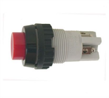 Picture of PUSH BUTT RND DPST RED 2A SCR
