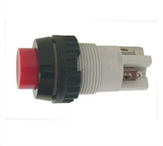 Picture of PUSH BUTT RND DPST RED 2A SCR