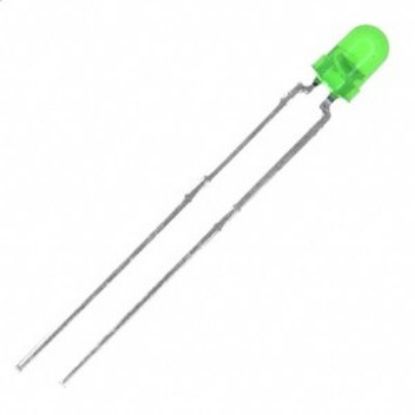 Picture of LED ROUND 3mm DI-GREEN