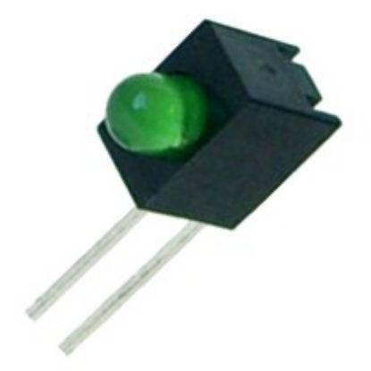 Picture of LED HOLDER 3mm R/A GRN