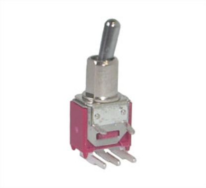 Picture of MINI TOGGLE SWITCH SPDT R/A 120V 5A