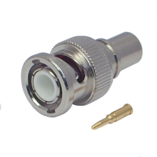 Picture of BNC-PLUG CRIMP 6mm RG59 2-PC