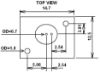 Picture of SOCKET BNC P/M PCB STR (WHITE)