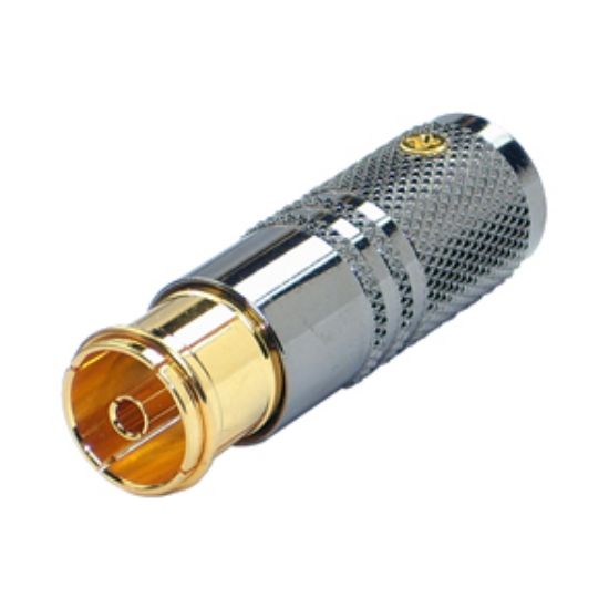 Picture of SOCKET PAL/TV METAL BLACK 8MM