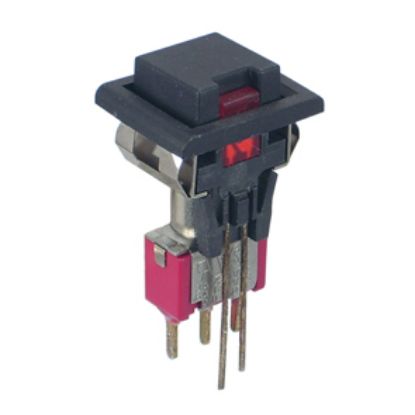 Picture of SWIT P/BUTT SPDT SQR W/LED PCB
