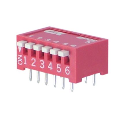 Picture of DIP SWITCH PIANO 8-POLE BP08YE