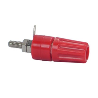Picture of BANANA SOCKET 4mm RED L=43 D=13