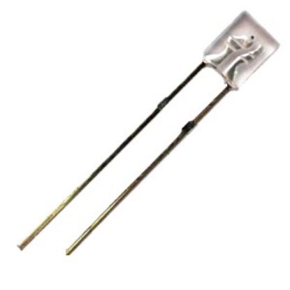Picture of RECTANGULAR LED CL-RD 3.4x1.2 4.5mcd 660nm 80-DEG