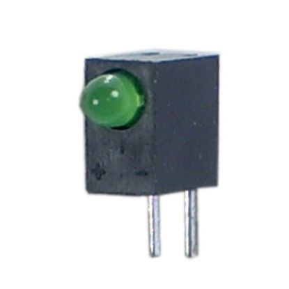 Picture of LED HOLDER 3mm R/A GRN