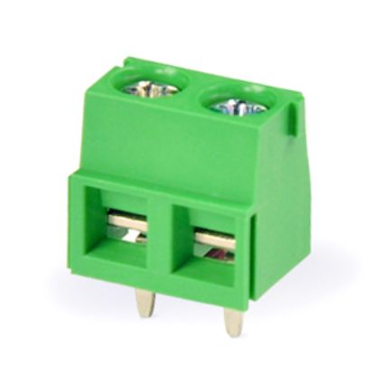 Picture of TERMINAL BLOCK STR 2W 5.08 R/C GREEN PCB