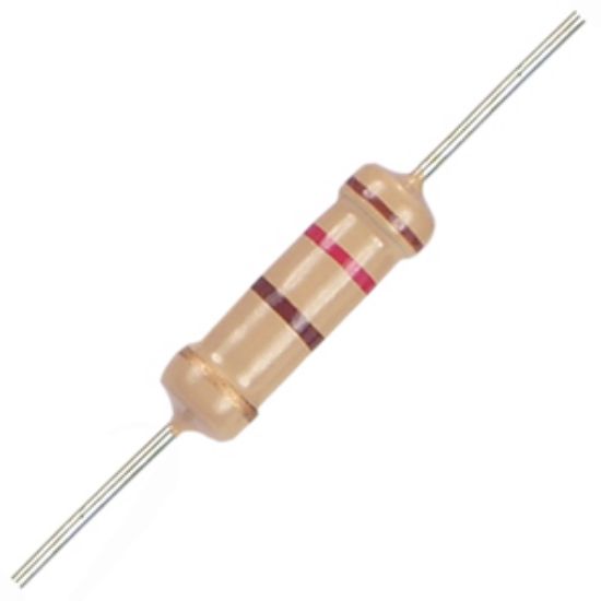 Picture of RESISTOR 2W RND C/F 5% 470E - 1K/BOX