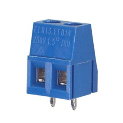 Picture of TERMINAL BLOCK STR 2W 5.00 R/C BLUE PCB