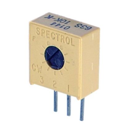 Picture of TRIMPOT / PRESET POTENTIOMETER S-ADJ S-TURN 50K