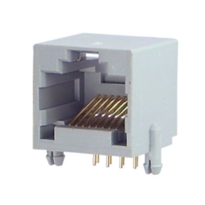 Picture of MODULAR SOCKET RJ45 R/A GREY 15x13
