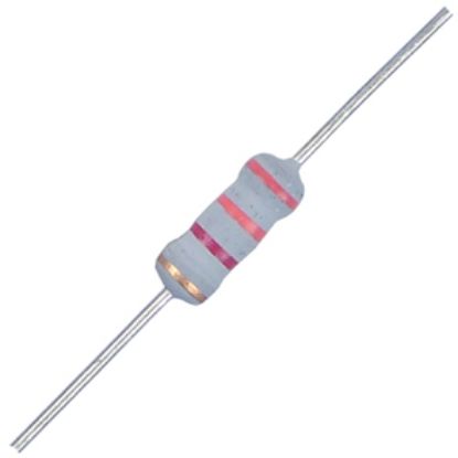 Picture of RESISTOR 2W ROUND C/F 5% 750K METAL OXIDE BODY