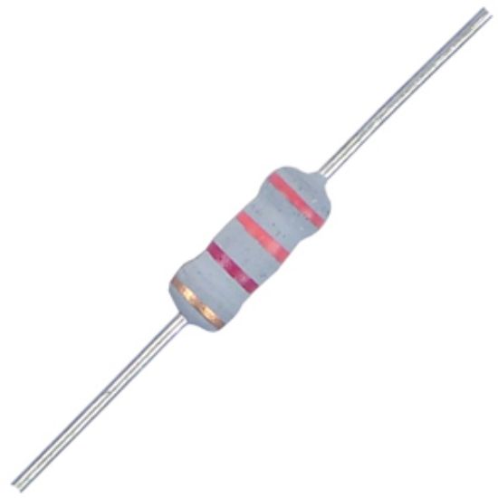 Picture of RESISTOR 2W ROUND C/F 5% 750K METAL OXIDE BODY
