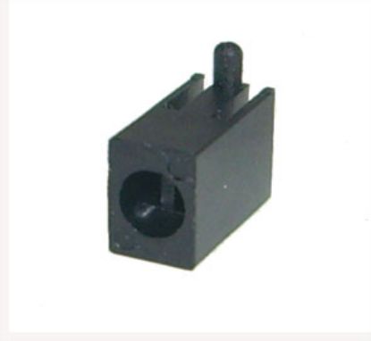 Picture of LED HOLDER 3mm R/A PLASTIC  BK