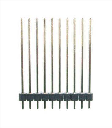Picture of HEADER SIL STR 10-PINS P=2.54 TH=31