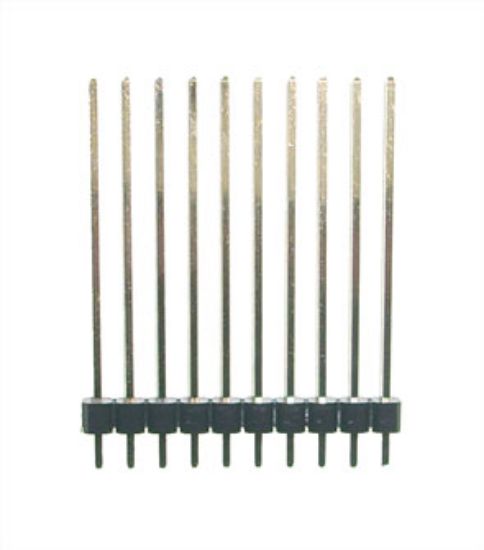 Picture of HEADER SIL STR 10-PINS P=2.54 TH=31