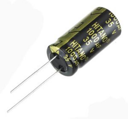 Picture of ELECTROLYTIC CAPACITOR RADIAL 470uF 6.3V HT EXR 8x12 P=3.5
