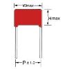 Picture of POLYESTER CAPACITOR 68nF 400V P=10