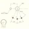 Picture of POTENTIOMETER S/T LIN P/M 24MM  10K