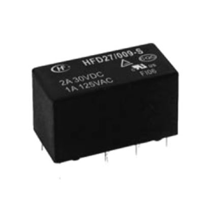 Picture of RELAY DPDT 2A 48VDC RECT 8PCB