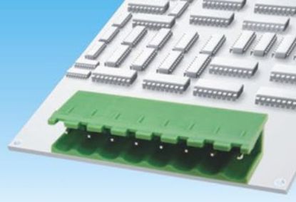 Picture of TERMINAL BLOCK R/A PCB-MNT  5P OPEN 5.08