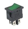 Picture of ROCKER SWITCH MINI GREEN 13x19mm GR 24V ILLUMINATED