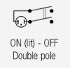 Picture of ROCKER SWITCH MINI GREEN 13x19mm GR 24V ILLUMINATED