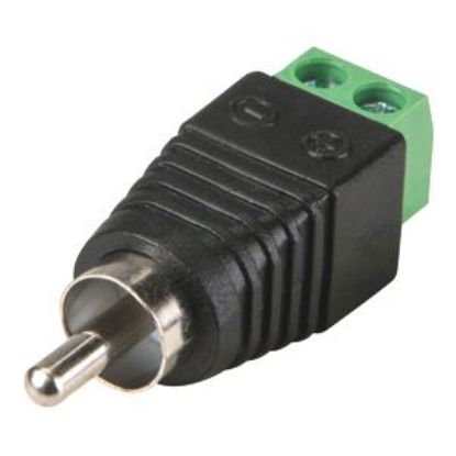 Picture of ADAPTOR RCA TO 2WAY SCREW TERMINAL IN-LINE