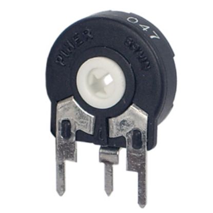 Picture of PRESET POTENTIOMETER 15MM S-ADJ SCR 10K