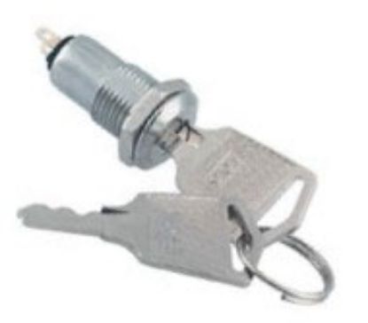 Picture of SWITCH KEY LOCK MINI 2P D=10