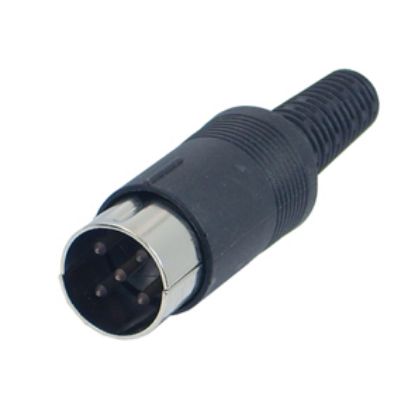 Picture of PLUG DIN IN-LINE 5P 90-DEG+CEN
