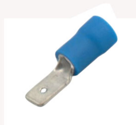 Picture of TERMINAL PRE-INS BL 4.8mm MALE - DEBULK