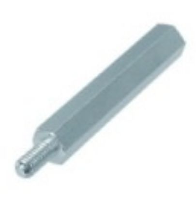Picture of NICKEL METAL SPACER MALE-FEM M4x25mm