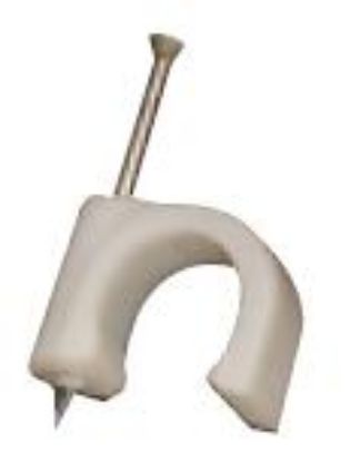 Picture of CIRCLE NAIL IN SADDLE 6mm WHITE - DEBULK