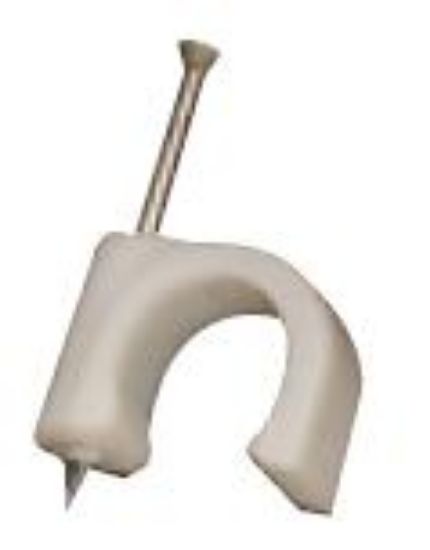 Picture of CIRCLE NAIL IN SADDLE 6mm WHITE - DEBULK