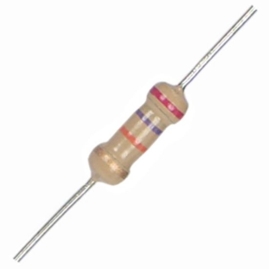 Picture of RESISTOR 0.5W RND C/F 180K