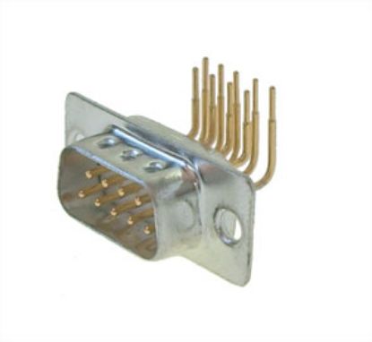 Picture of PLUG D-SUB 9W PCB LONG PINS R/A METAL