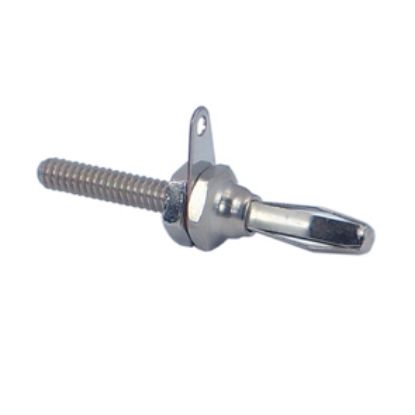 Picture of PLUG BANANA 4mm PANEL MNT 40mm