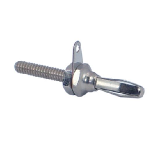Picture of PLUG BANANA 4mm PANEL MNT 40mm