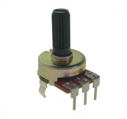 Picture of POTENTIOMETER S/T LINEAR P/M 17MM 500K PCB