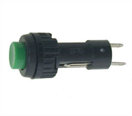 Picture of PUSH BUT RND MOM GRN SPST 24V