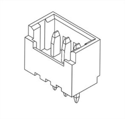 Picture of HEADER BOX PCB STR  3W 1.25
