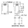 Picture of TERMINAL PCB FOR M4 NO-SCREW